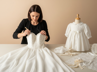 Incorporating Your Preserved Wedding Dress into a Baby’s Christening Gown