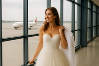How To Travel With Your Wedding Dress for a Destination “I Do”