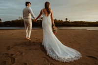 How to Protect the Hem of Your Dress at an Outdoor Wedding