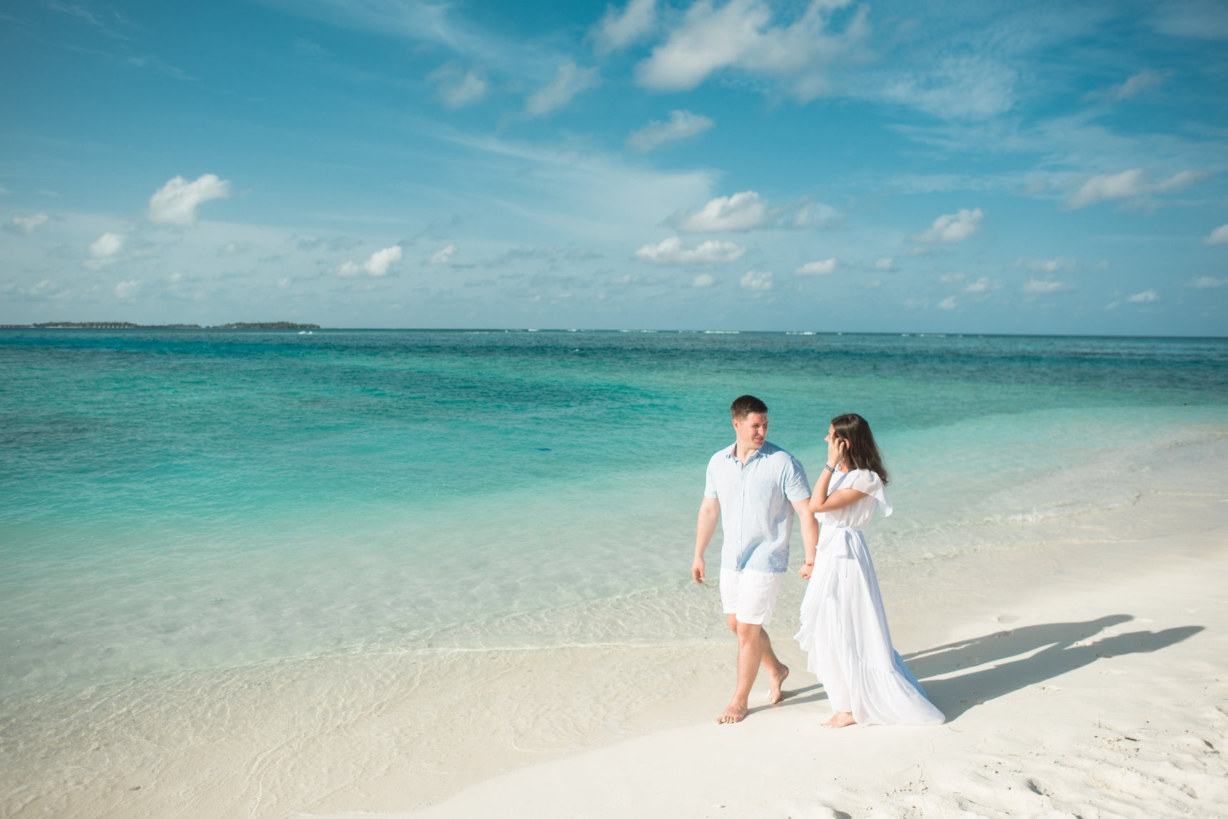 Bride and Groom at the Beach