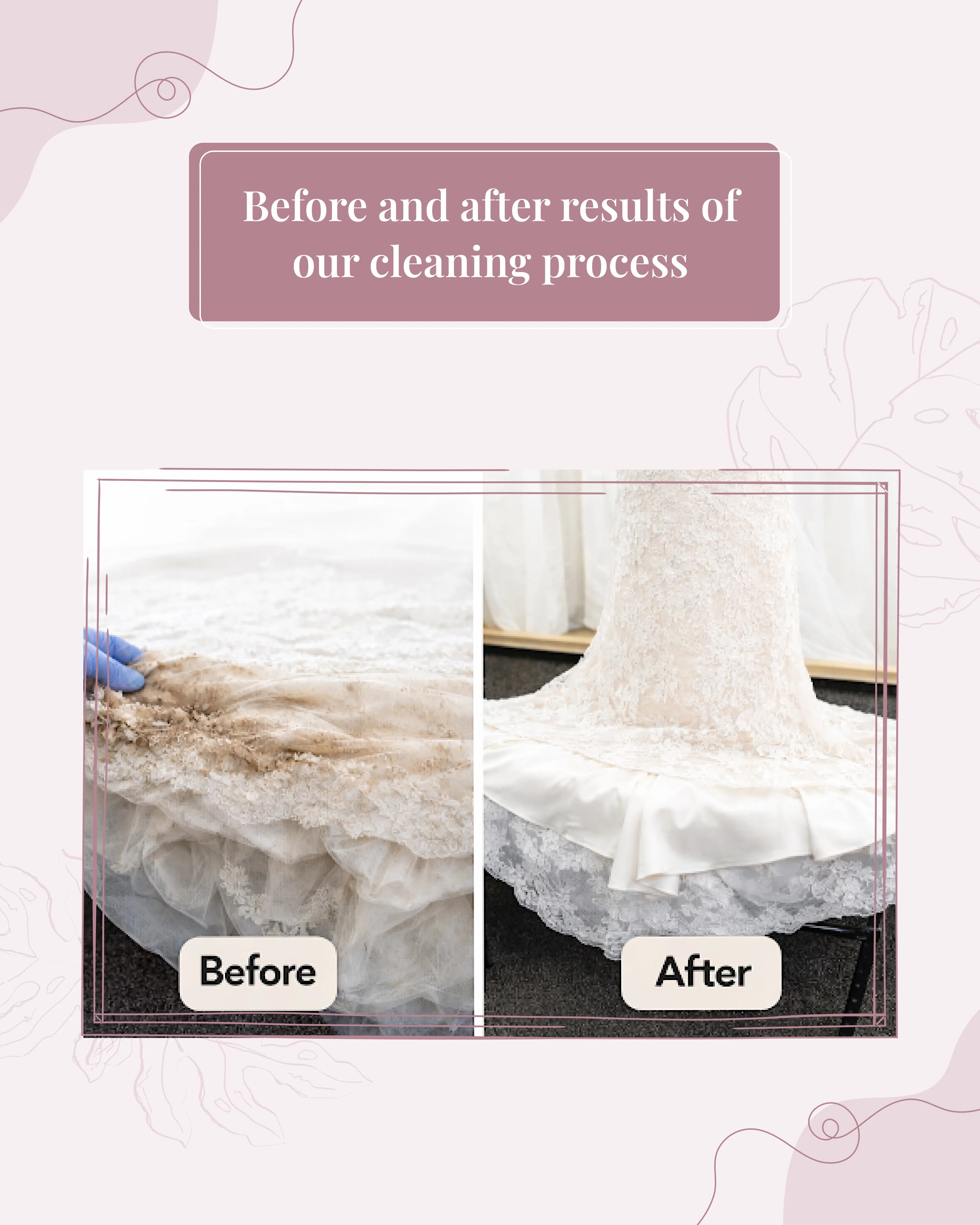 Traditional Wedding Dress Cleaning + Preservation Kit