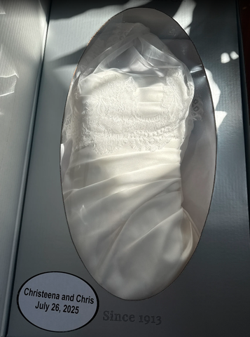 How We Preserved Christeenna Vasquez's Cherished Wedding Gown