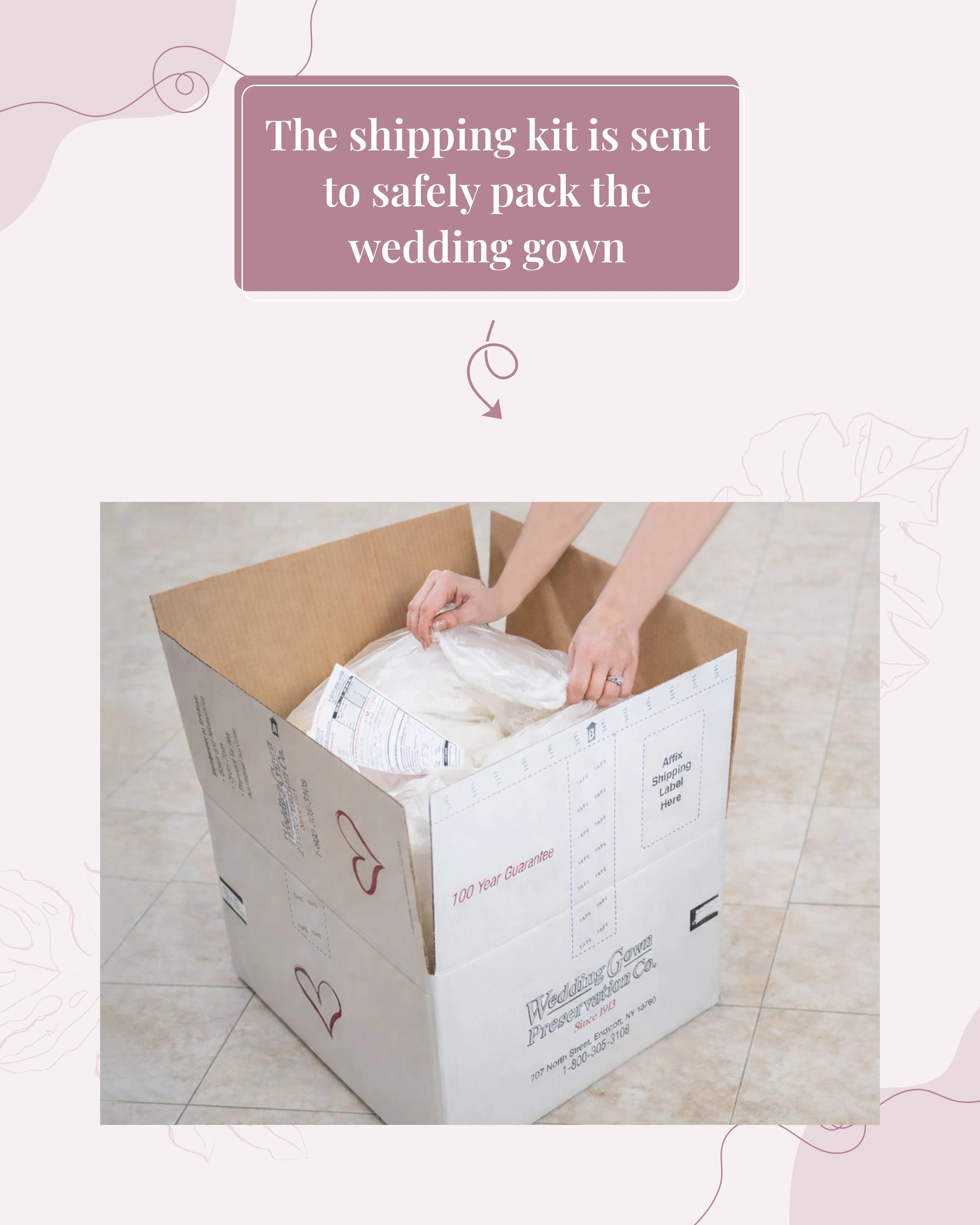 Traditional Wedding Dress Cleaning + Preservation Kit