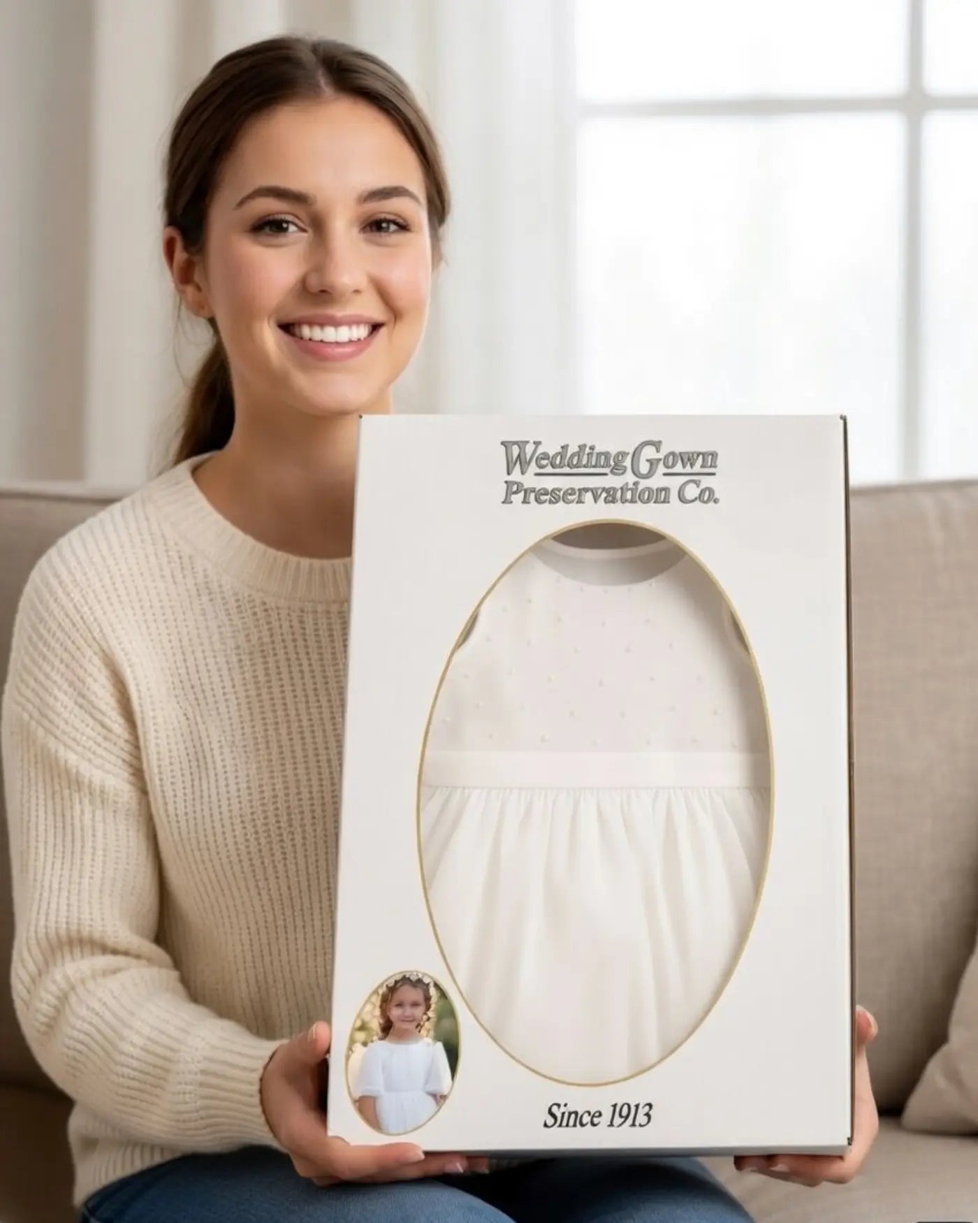 Flower Girl | Christening Dress Preservation Kit