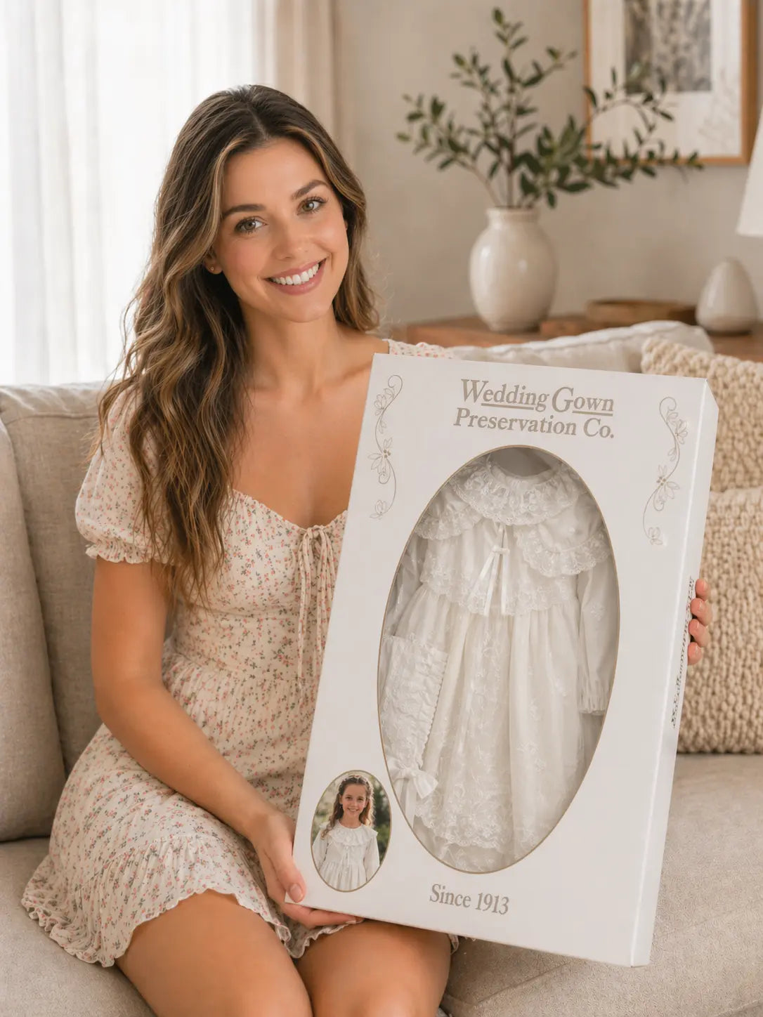 Flower Girl | Christening Dress Preservation Kit